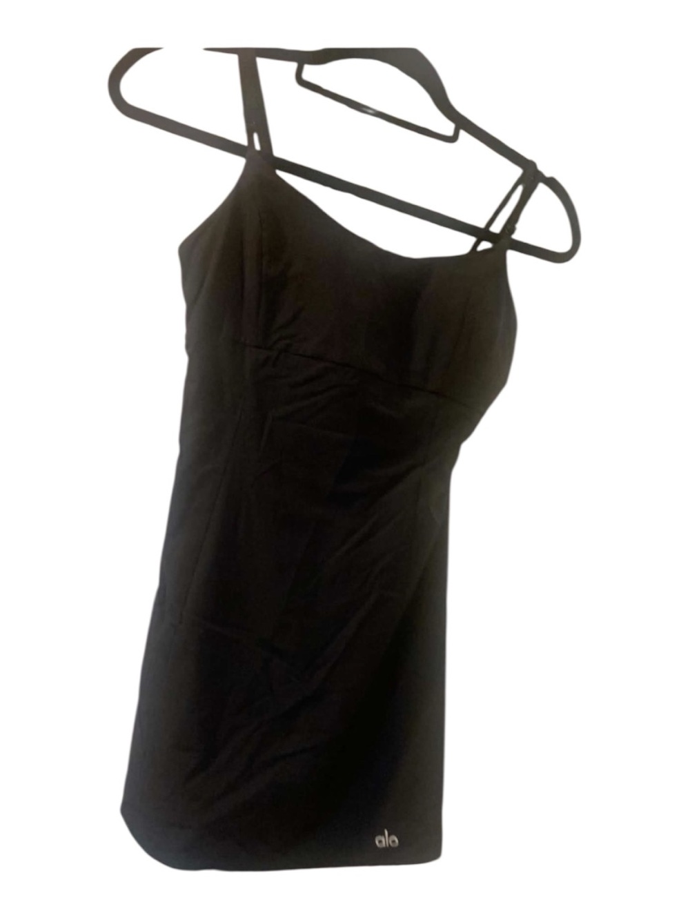 NWT Alo Yoga Breezy Tennis Dress BLACK Size: M